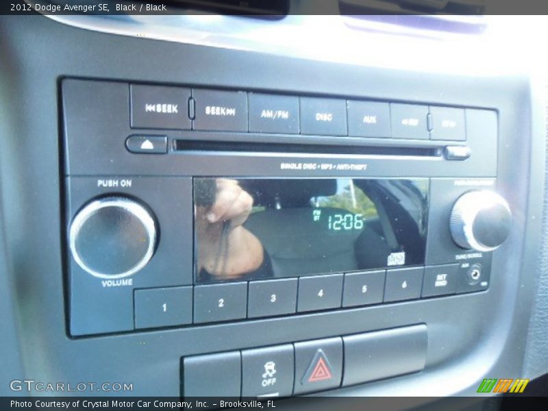 Black / Black 2012 Dodge Avenger SE