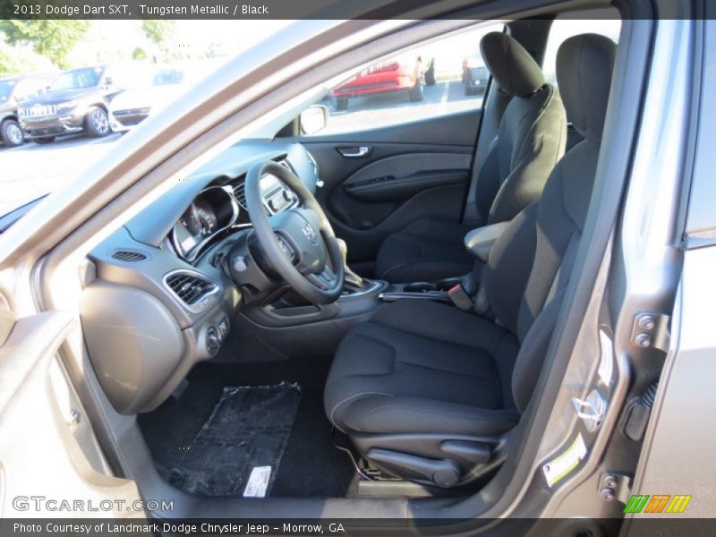 Tungsten Metallic / Black 2013 Dodge Dart SXT