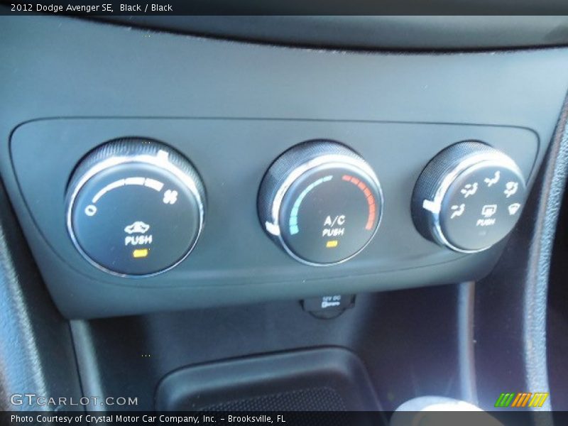 Black / Black 2012 Dodge Avenger SE