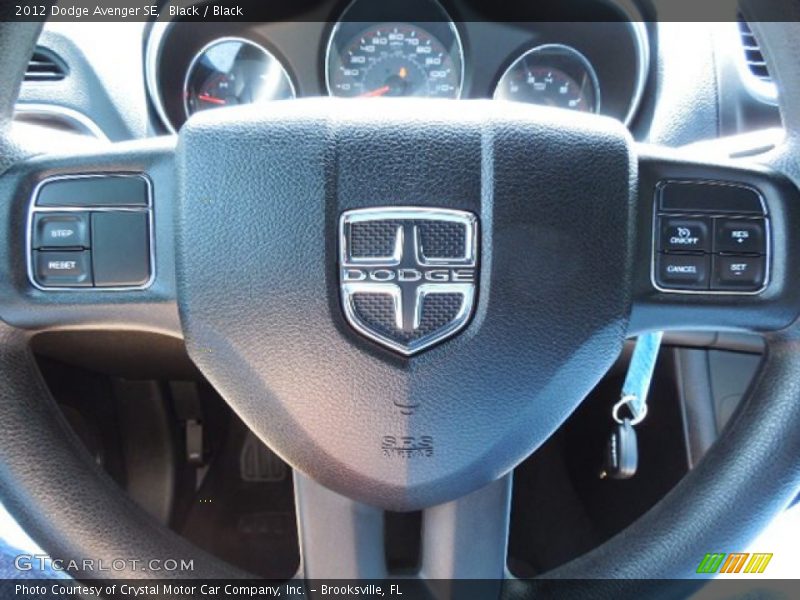 Black / Black 2012 Dodge Avenger SE