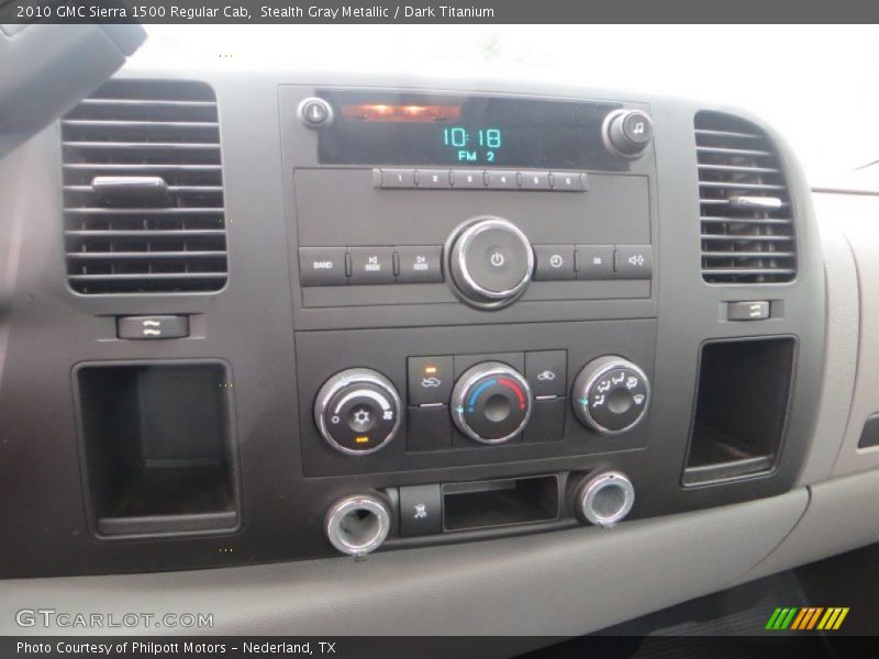 Stealth Gray Metallic / Dark Titanium 2010 GMC Sierra 1500 Regular Cab