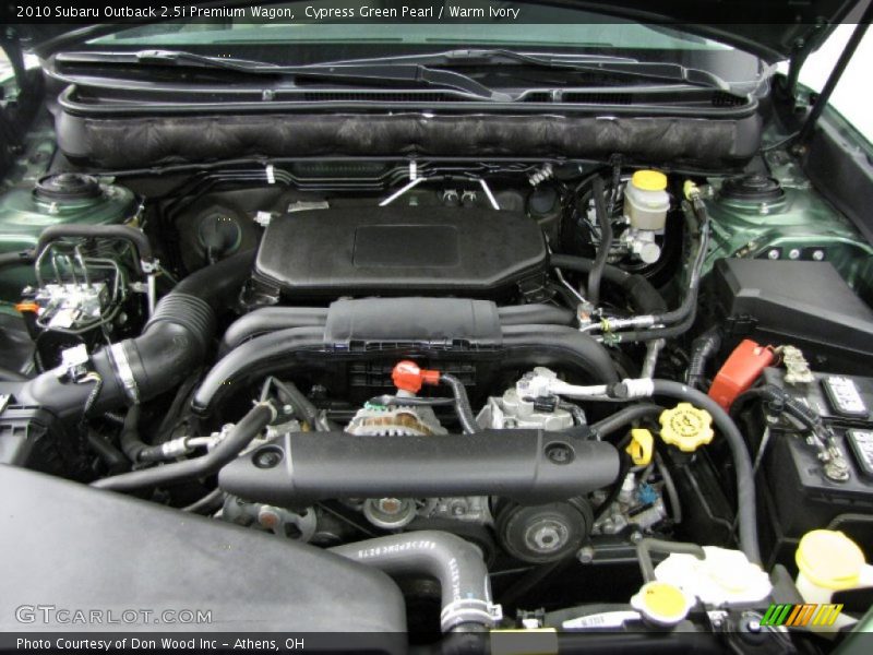Cypress Green Pearl / Warm Ivory 2010 Subaru Outback 2.5i Premium Wagon