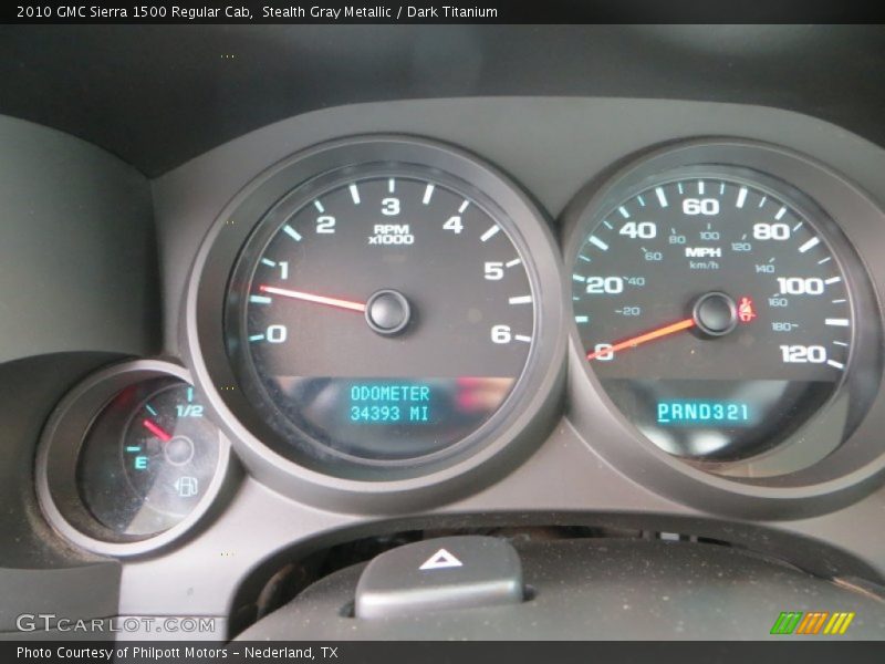 Stealth Gray Metallic / Dark Titanium 2010 GMC Sierra 1500 Regular Cab