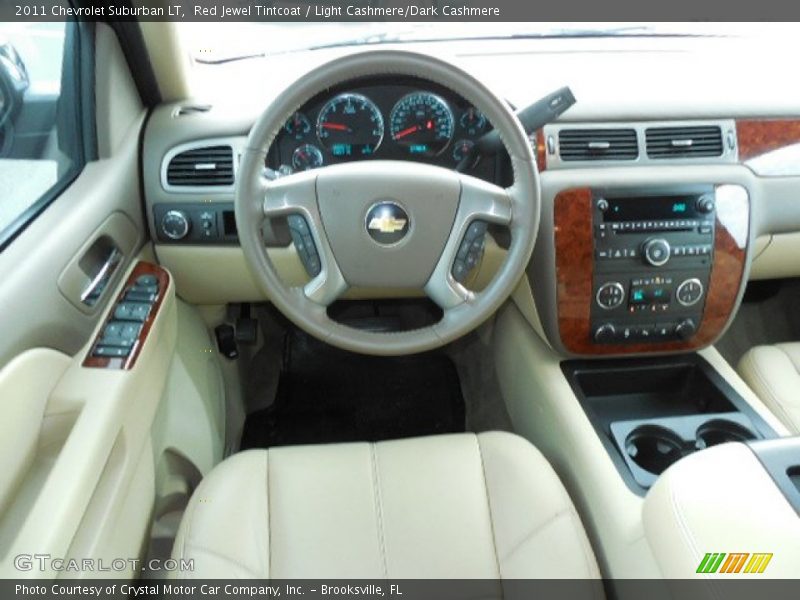 Red Jewel Tintcoat / Light Cashmere/Dark Cashmere 2011 Chevrolet Suburban LT