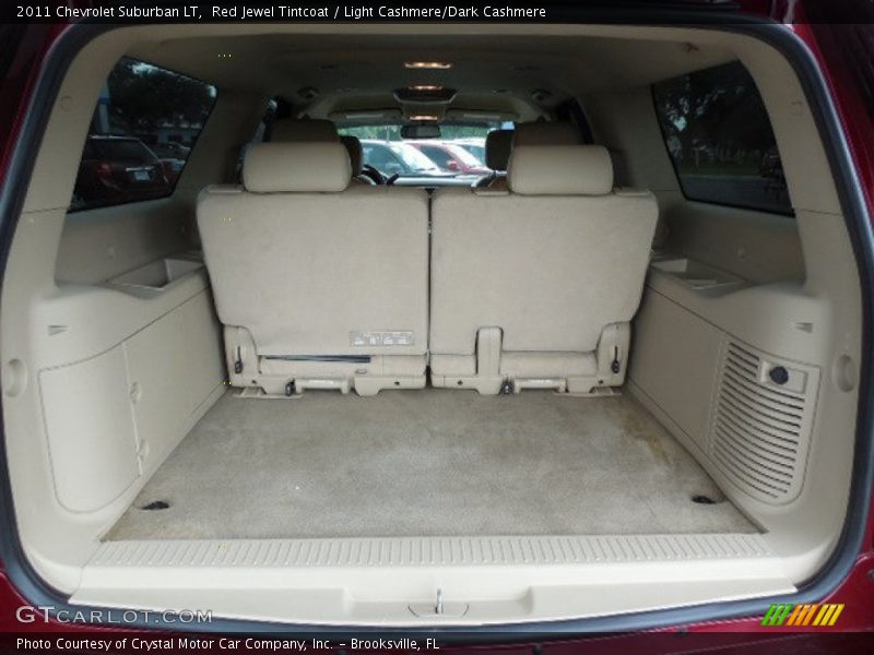 Red Jewel Tintcoat / Light Cashmere/Dark Cashmere 2011 Chevrolet Suburban LT