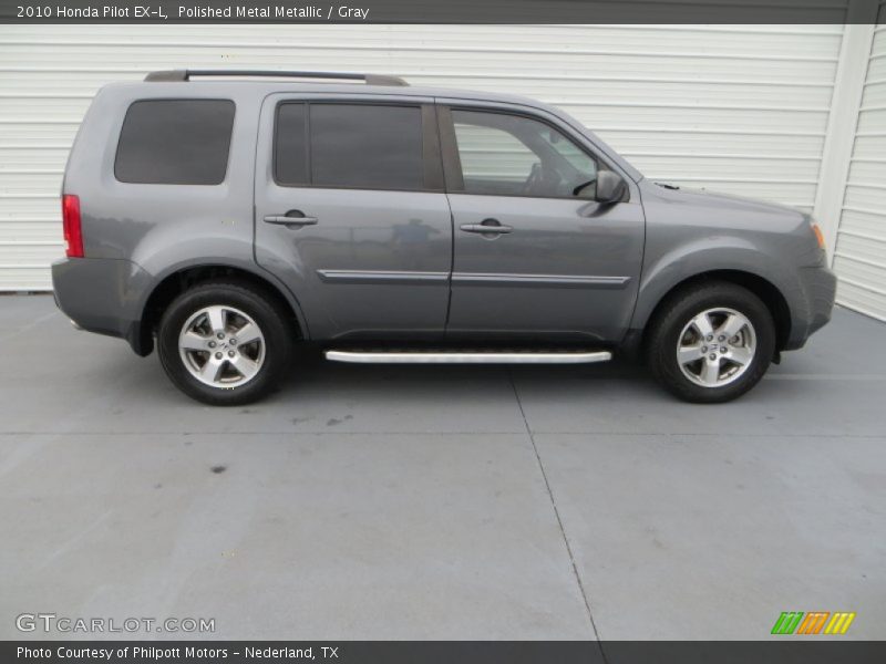 Polished Metal Metallic / Gray 2010 Honda Pilot EX-L