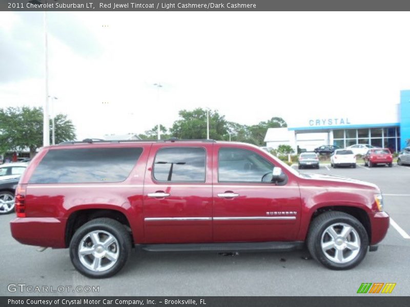Red Jewel Tintcoat / Light Cashmere/Dark Cashmere 2011 Chevrolet Suburban LT