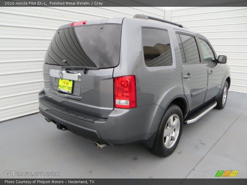 Polished Metal Metallic / Gray 2010 Honda Pilot EX-L