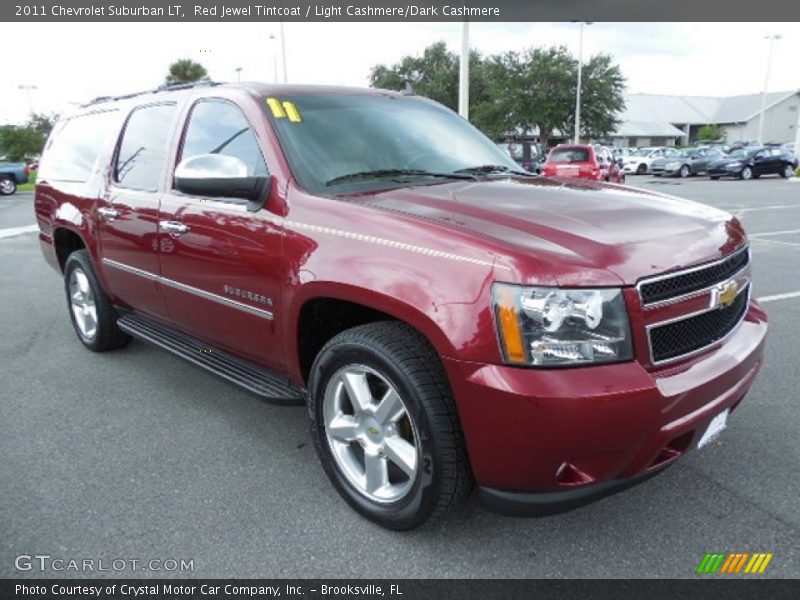 Red Jewel Tintcoat / Light Cashmere/Dark Cashmere 2011 Chevrolet Suburban LT