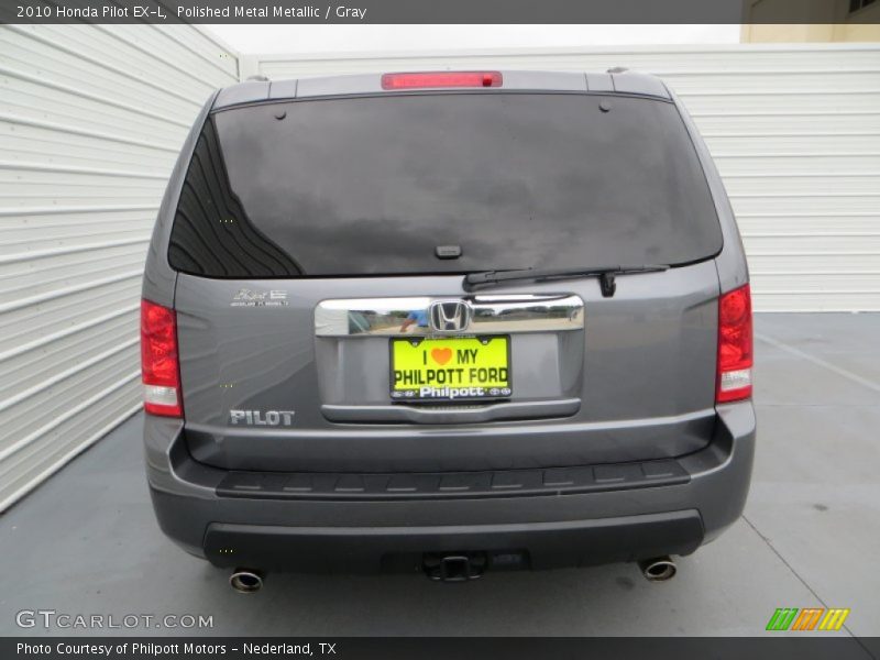 Polished Metal Metallic / Gray 2010 Honda Pilot EX-L