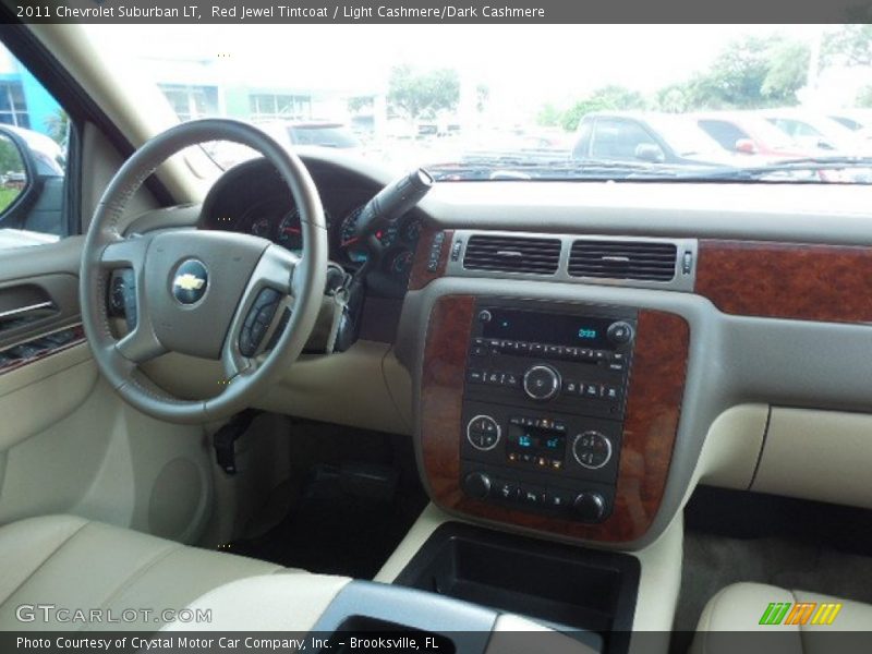 Red Jewel Tintcoat / Light Cashmere/Dark Cashmere 2011 Chevrolet Suburban LT