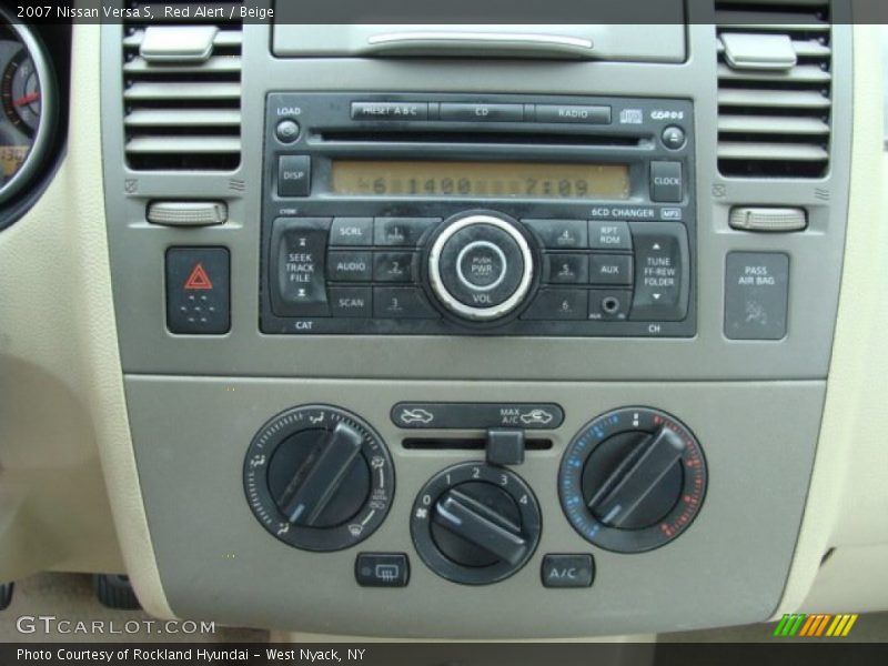 Audio System of 2007 Versa S