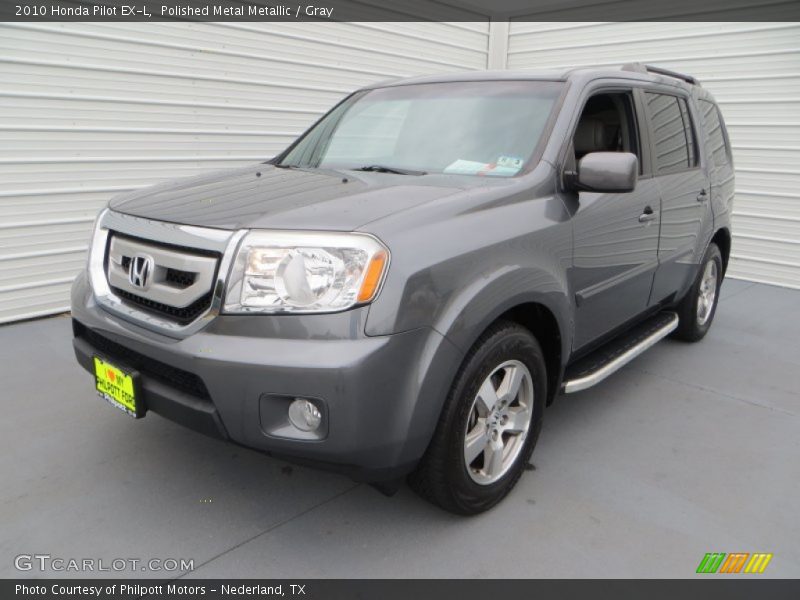 Polished Metal Metallic / Gray 2010 Honda Pilot EX-L