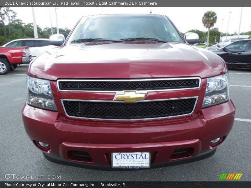 Red Jewel Tintcoat / Light Cashmere/Dark Cashmere 2011 Chevrolet Suburban LT