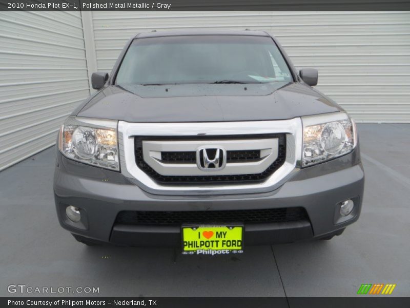 Polished Metal Metallic / Gray 2010 Honda Pilot EX-L