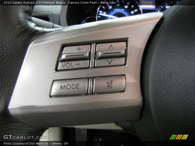 Cypress Green Pearl / Warm Ivory 2010 Subaru Outback 2.5i Premium Wagon