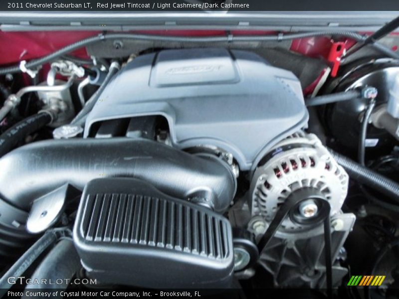 Red Jewel Tintcoat / Light Cashmere/Dark Cashmere 2011 Chevrolet Suburban LT