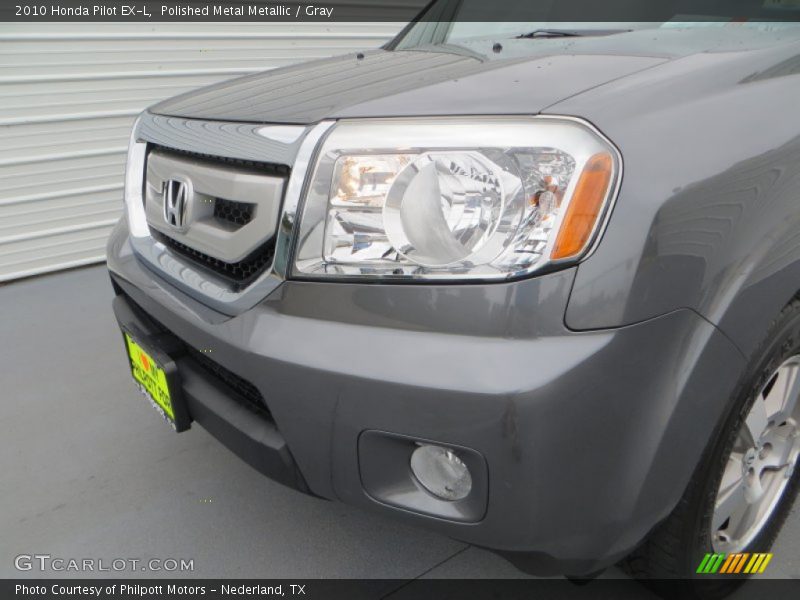 Polished Metal Metallic / Gray 2010 Honda Pilot EX-L