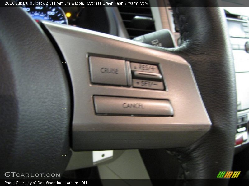 Cypress Green Pearl / Warm Ivory 2010 Subaru Outback 2.5i Premium Wagon
