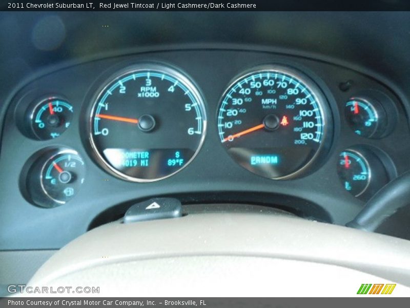 Red Jewel Tintcoat / Light Cashmere/Dark Cashmere 2011 Chevrolet Suburban LT