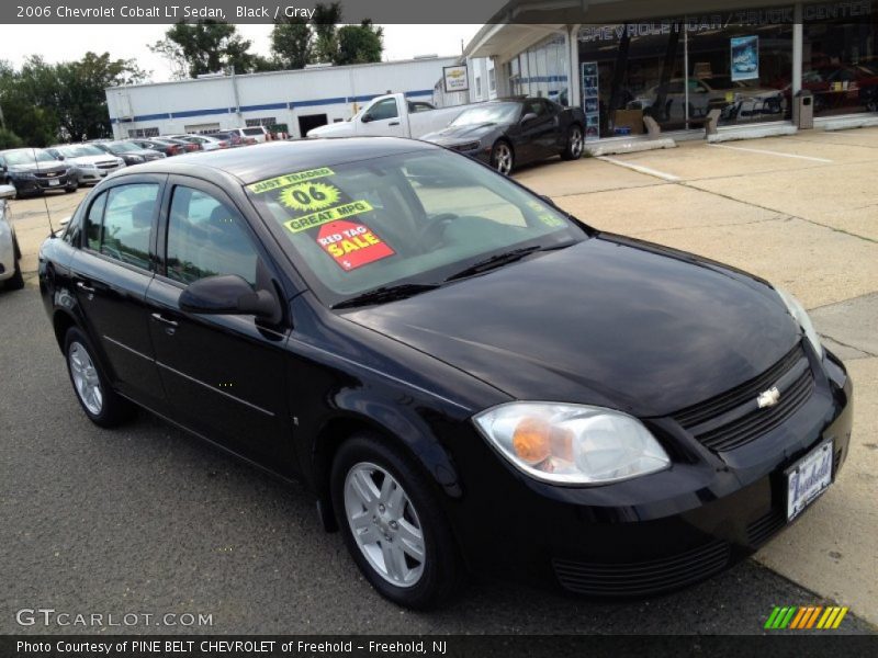 Black / Gray 2006 Chevrolet Cobalt LT Sedan