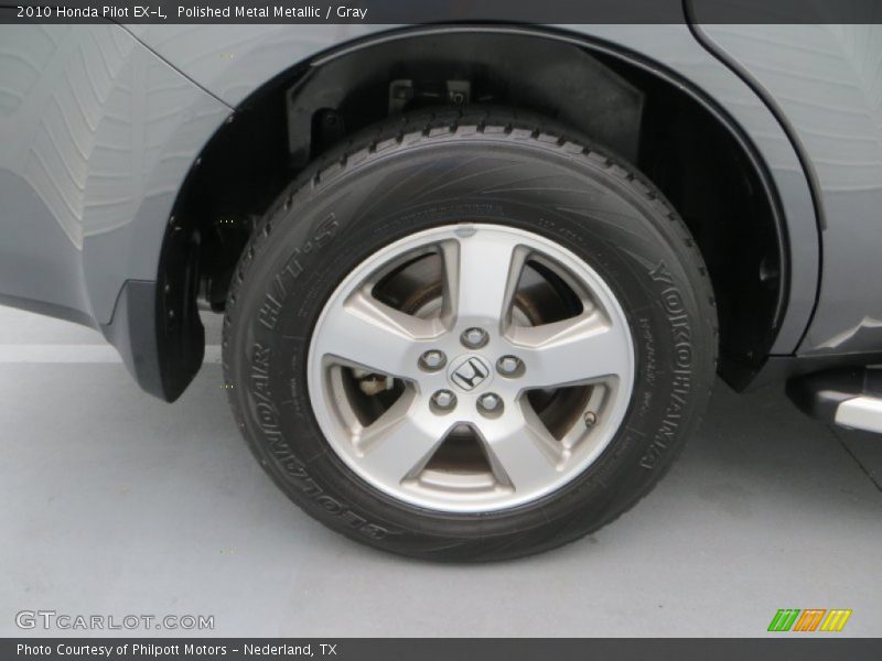 Polished Metal Metallic / Gray 2010 Honda Pilot EX-L