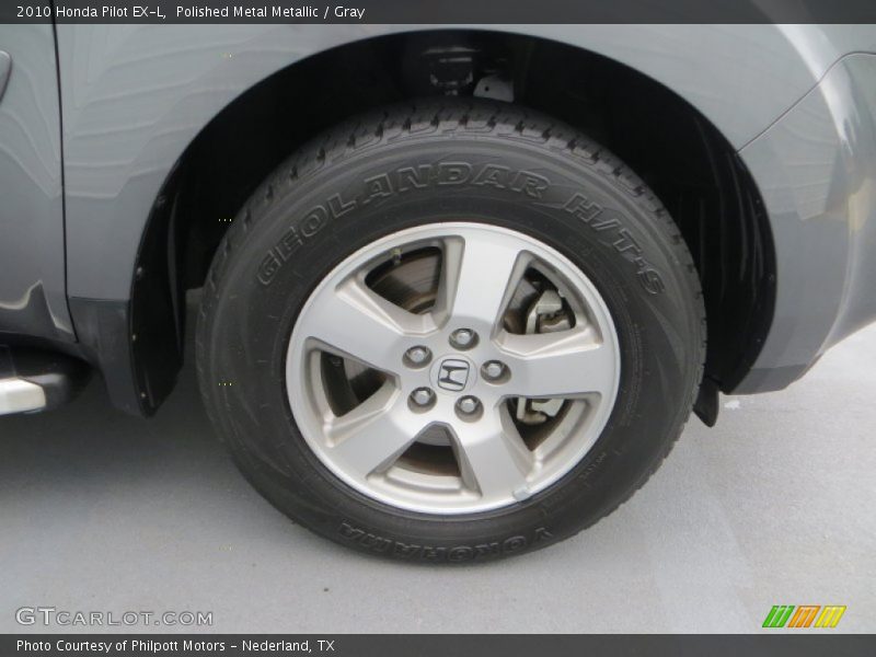Polished Metal Metallic / Gray 2010 Honda Pilot EX-L