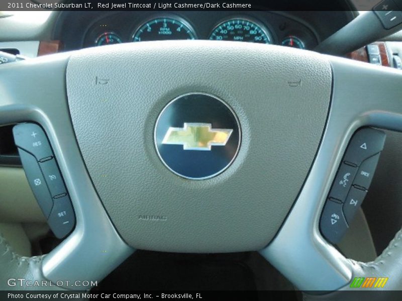 Red Jewel Tintcoat / Light Cashmere/Dark Cashmere 2011 Chevrolet Suburban LT