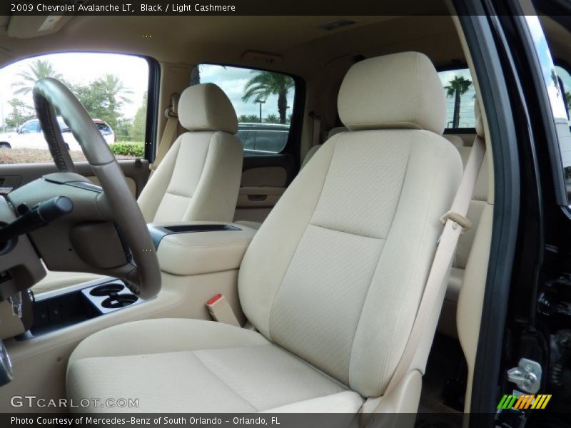 Front Seat of 2009 Avalanche LT