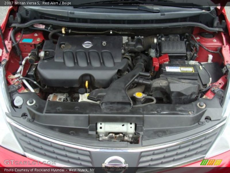  2007 Versa S Engine - 1.8 Liter DOHC 16-Valve VVT 4 Cylinder