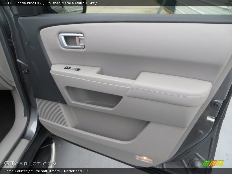 Polished Metal Metallic / Gray 2010 Honda Pilot EX-L