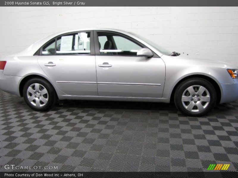 Bright Silver / Gray 2008 Hyundai Sonata GLS