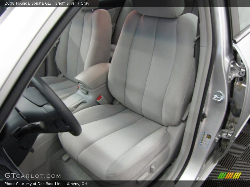 Bright Silver / Gray 2008 Hyundai Sonata GLS