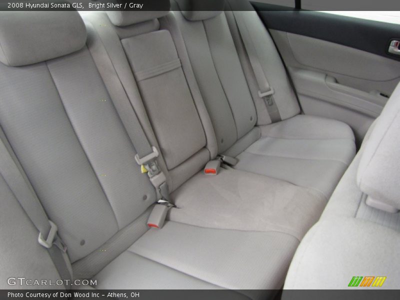 Bright Silver / Gray 2008 Hyundai Sonata GLS