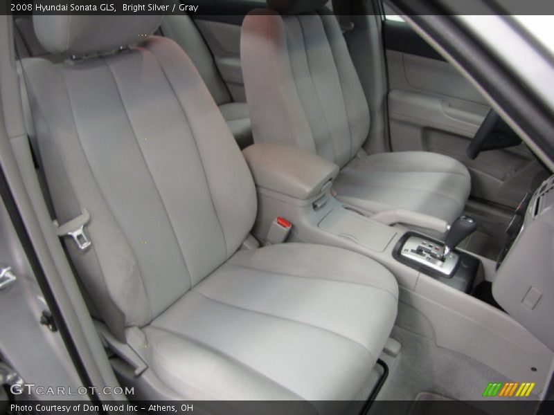 Bright Silver / Gray 2008 Hyundai Sonata GLS