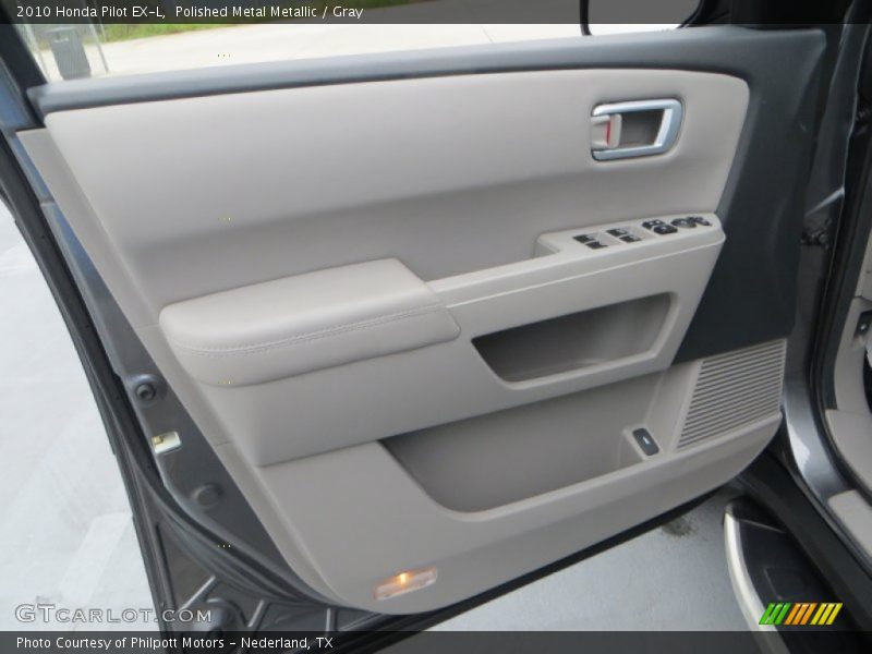 Polished Metal Metallic / Gray 2010 Honda Pilot EX-L
