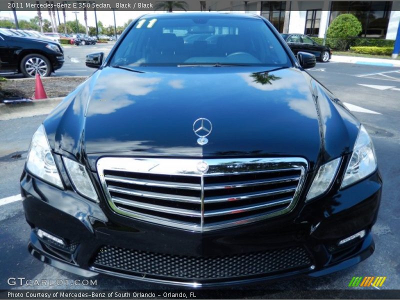 Black / Black 2011 Mercedes-Benz E 350 Sedan