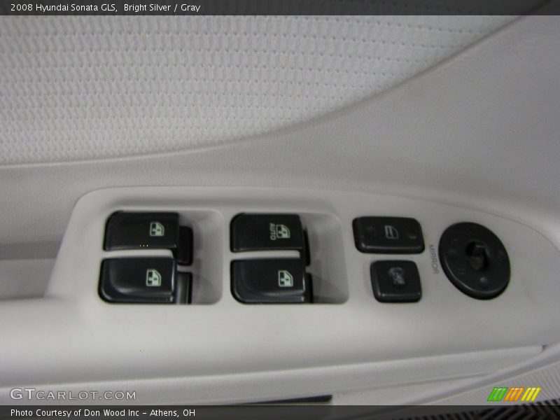 Bright Silver / Gray 2008 Hyundai Sonata GLS