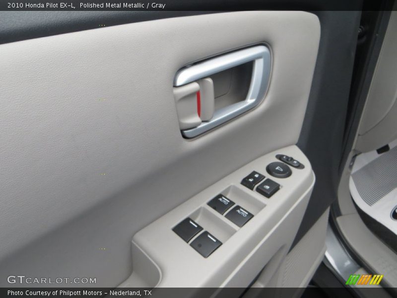 Polished Metal Metallic / Gray 2010 Honda Pilot EX-L