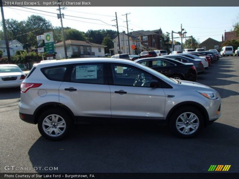 Ingot Silver / Charcoal Black 2014 Ford Escape S