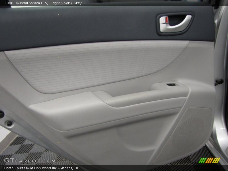 Bright Silver / Gray 2008 Hyundai Sonata GLS