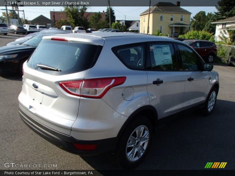 Ingot Silver / Charcoal Black 2014 Ford Escape S