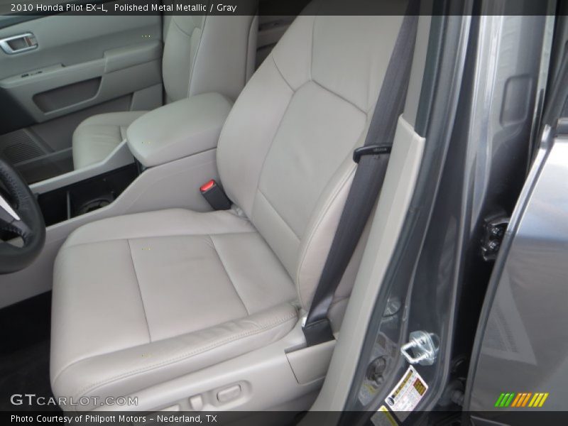 Polished Metal Metallic / Gray 2010 Honda Pilot EX-L