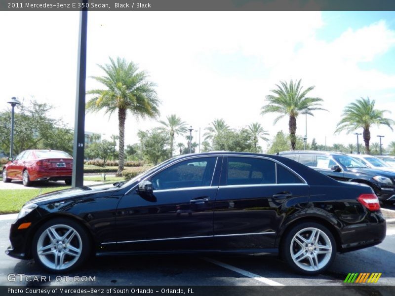 Black / Black 2011 Mercedes-Benz E 350 Sedan
