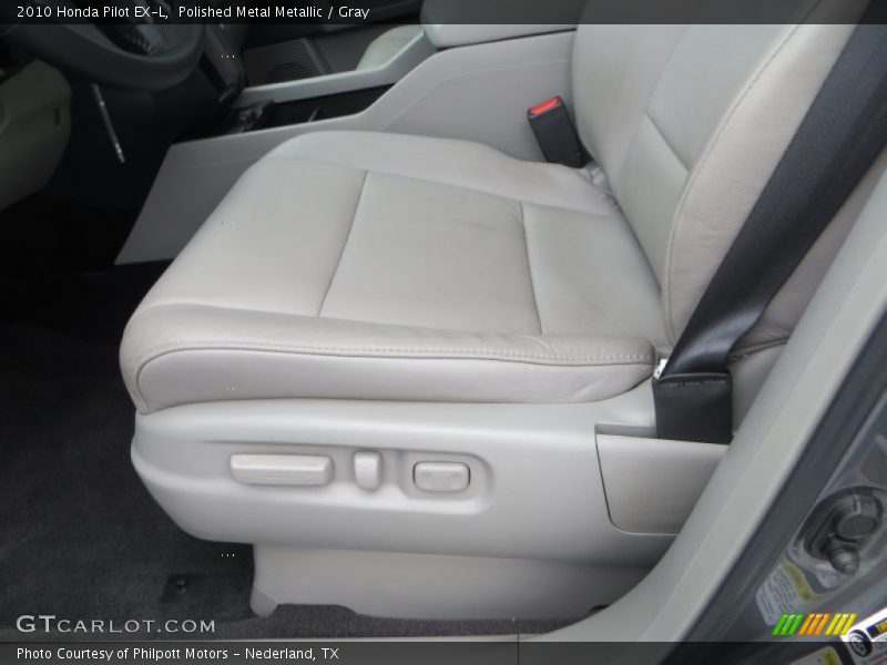 Polished Metal Metallic / Gray 2010 Honda Pilot EX-L