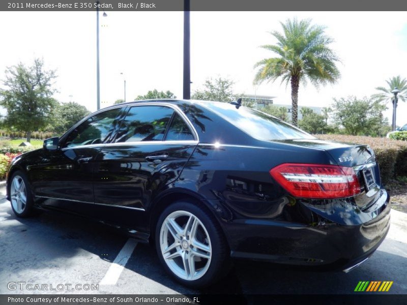 Black / Black 2011 Mercedes-Benz E 350 Sedan