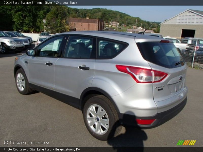 Ingot Silver / Charcoal Black 2014 Ford Escape S