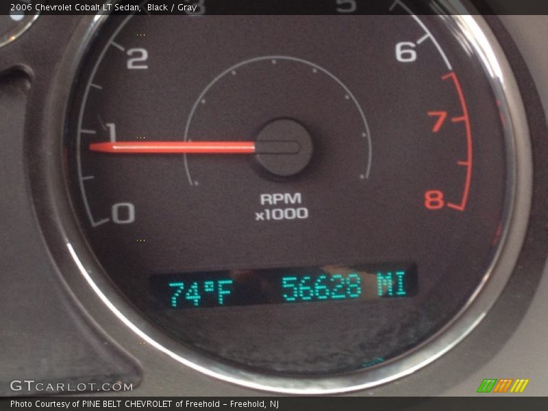 Black / Gray 2006 Chevrolet Cobalt LT Sedan