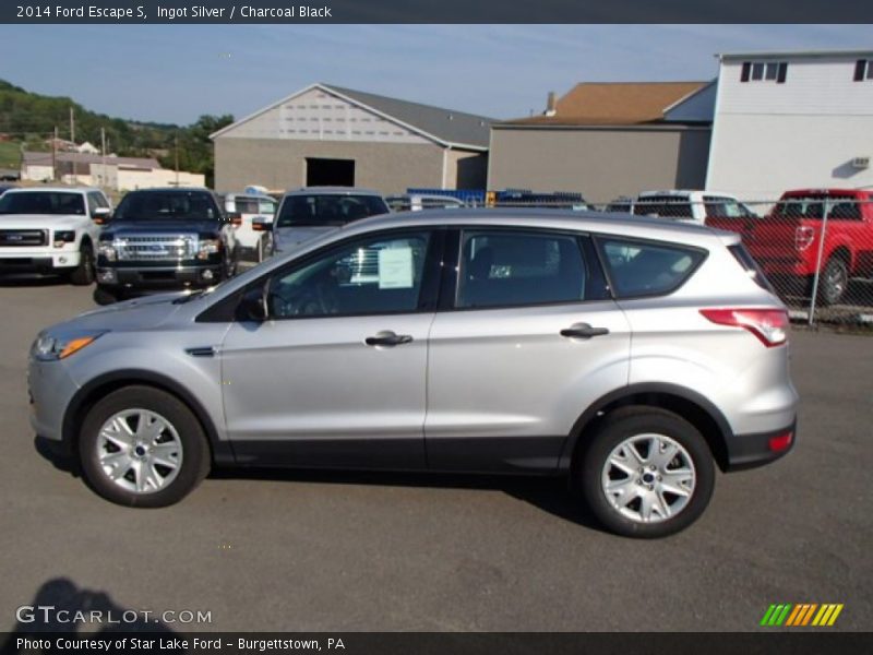 Ingot Silver / Charcoal Black 2014 Ford Escape S