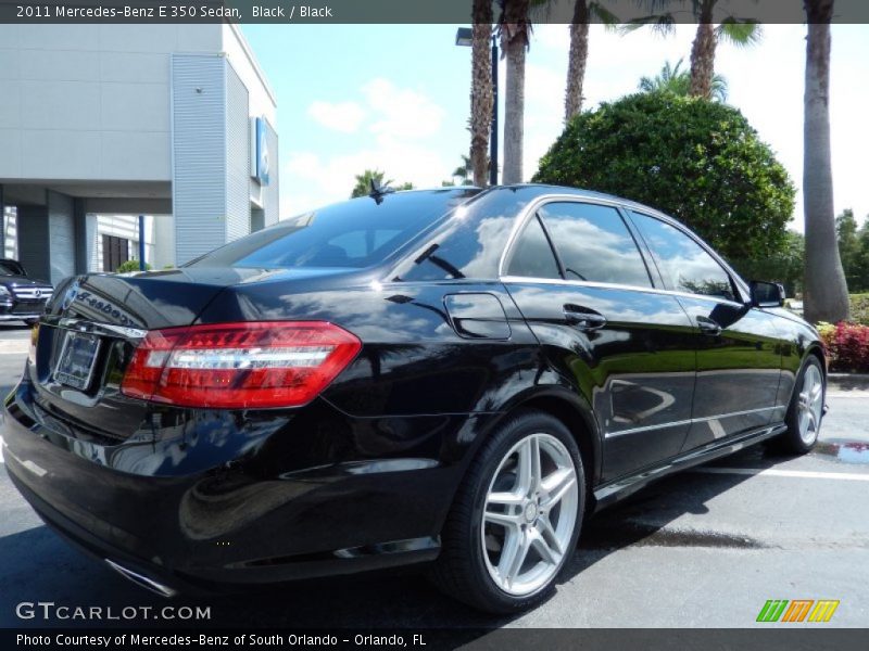 Black / Black 2011 Mercedes-Benz E 350 Sedan